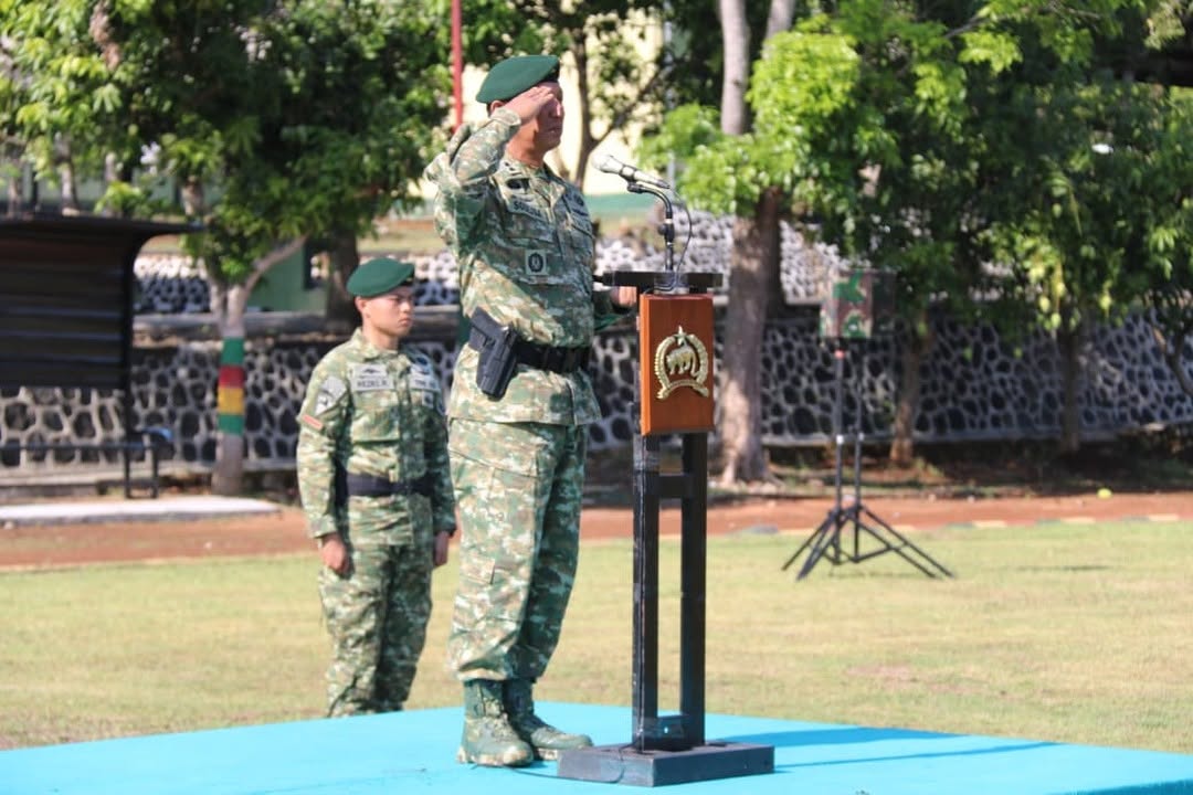 Upacara Serah Terima Danki Yonif 514/SY