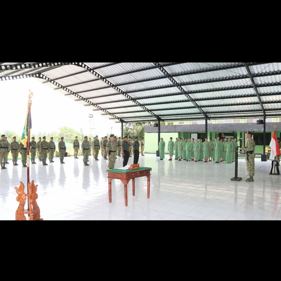 Danyonif 514/SY Pimpin Tradisi Pindah Satuan Wadanyon dan Dua Perwira Muda