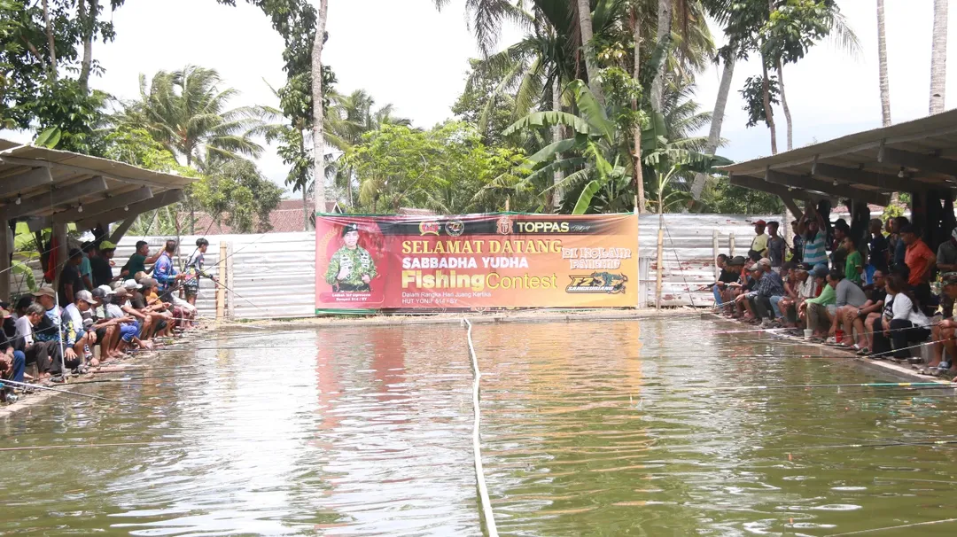 Yonif 514/SY Hadirkan Sabaddha Yudha Fishing Contest, Perkuat Kemanunggalan TNI dan Rakyat